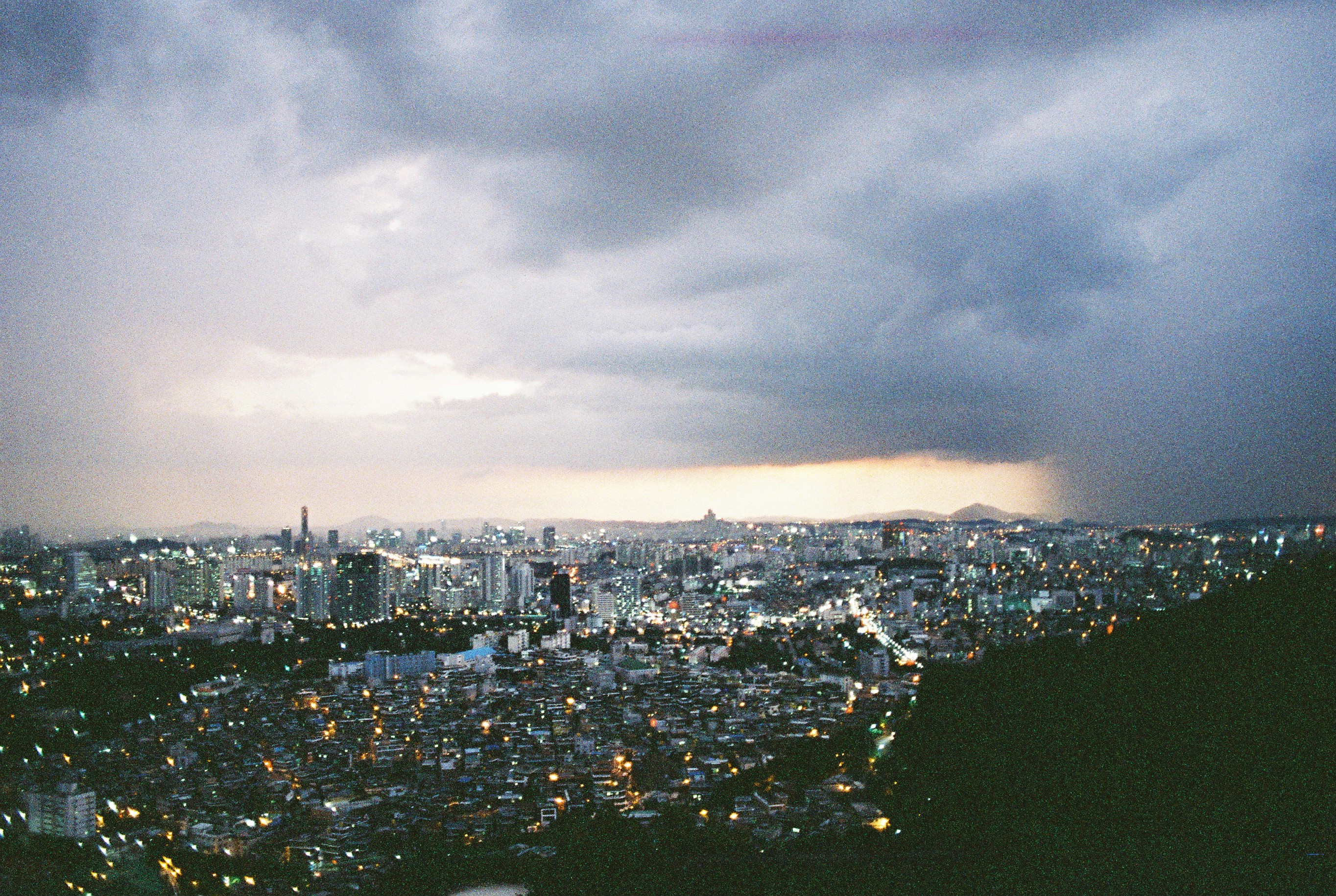 남산에서 바라본 서울